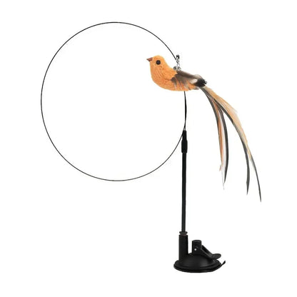 Simulated Bird Cat Toys - Upgraded Feather Teasing...
