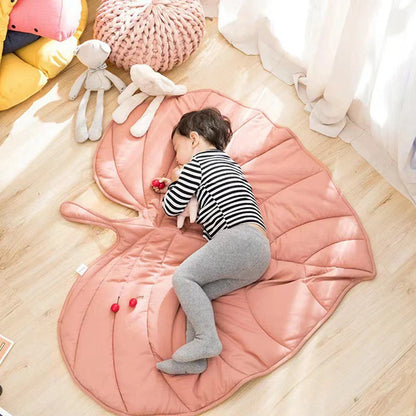 Fashion Creativity Leaf Heart Shaped Blanket Carpet for...
