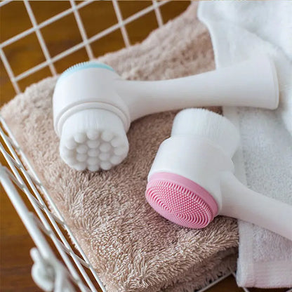 Silicone Pet Paw Cleaner & Massage Brush - Dual-Sided...