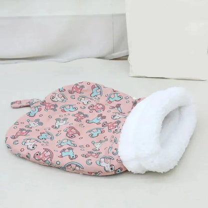 Self Warming Cat Bed - Soft Plush Cat Sleeping Bag for...
