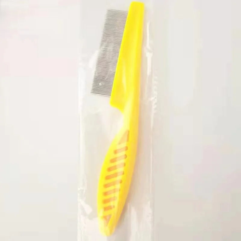 Stainless Steel Pet Grooming Comb - Flea & Shedding...