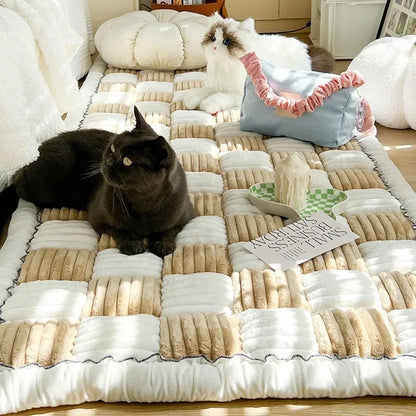 Garden Protective Couch Cover Thicken Plush Sofa Mat...