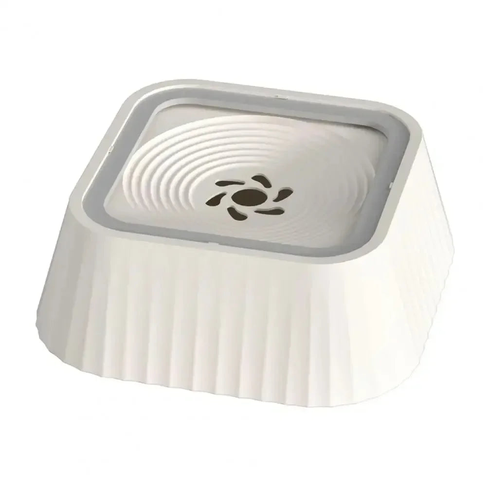 Pet Water Fountain with Floating Plates No Spill Bowl...