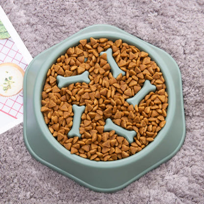 Pet Slow Food Bowl Anti-choking Feeder for Small Dogs...