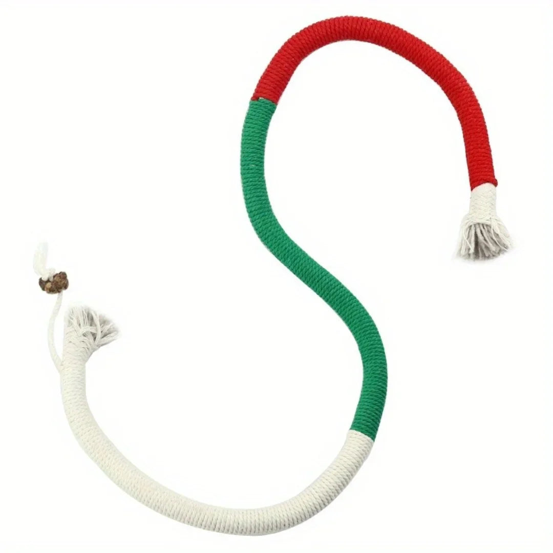 Cotton Cat Chew Toy for Teeth Cleaning - Catnip Rope...