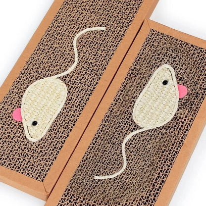 Pet Cat Scratching Board Cat Cardboard Mat for Claw...