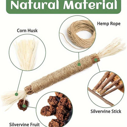 Cat Toys Silvervine Chew Stick for Kitty Teeth Cleaning...
