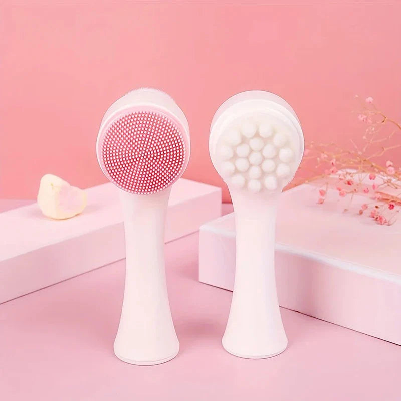 Silicone Pet Paw Cleaner & Massage Brush - Dual-Sided...