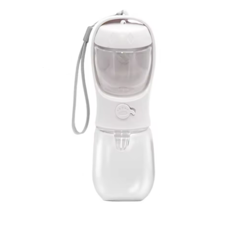 Portable Dog Cat Water Bottle with Food Storage for...