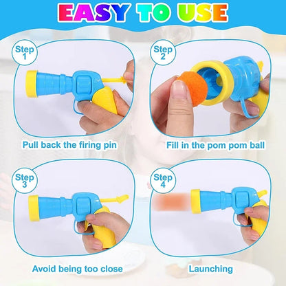 Cat Toys Interactive Launch Toy for Kittens - Plush Ball...