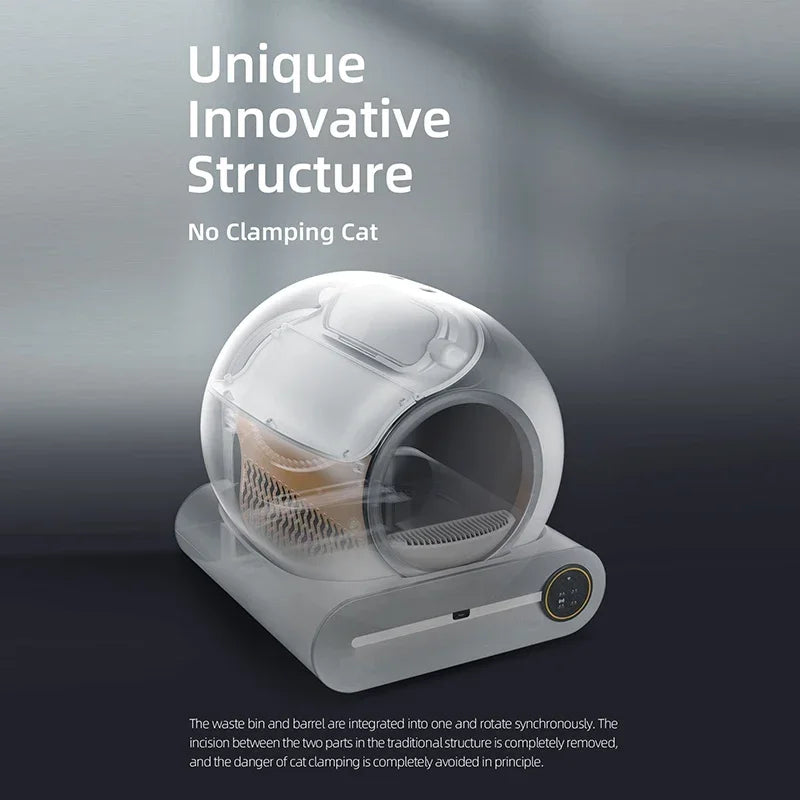 Automatic Smart Cat Litter Box Self Cleaning APP Control...