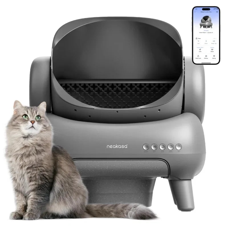 Smart Cat Litter Box App Controlled Automatic Self...