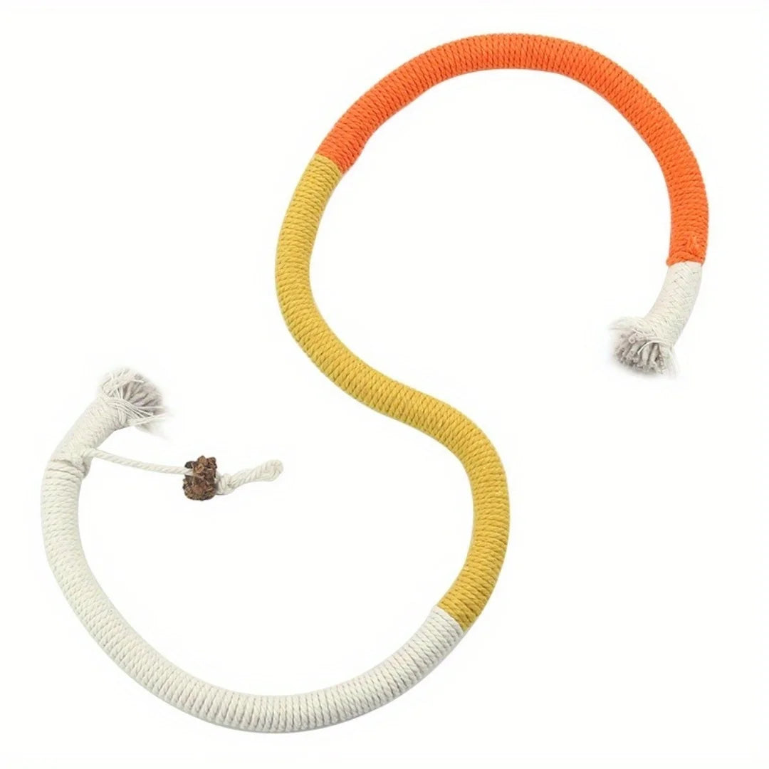 Cotton Cat Chew Toy for Teeth Cleaning - Catnip Rope...