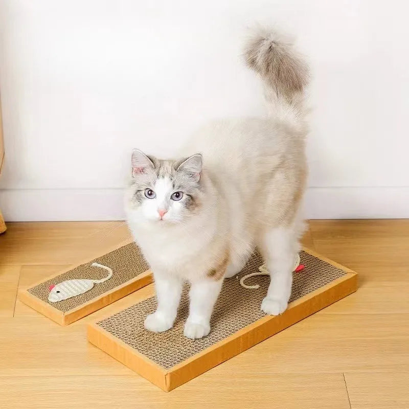 Pet Cat Scratching Board Cat Cardboard Mat for Claw...