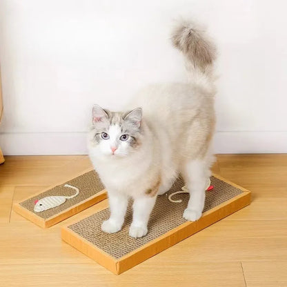 Pet Cat Scratching Board Cat Cardboard Mat for Claw...