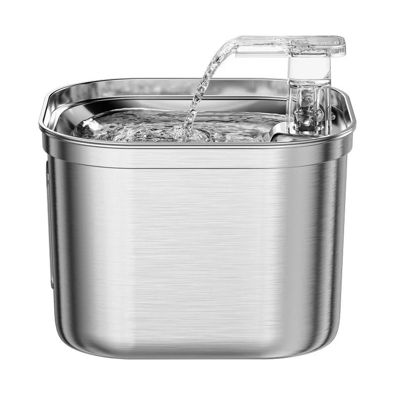 Stainless Steel Automatic Pet Water Dispenser with...