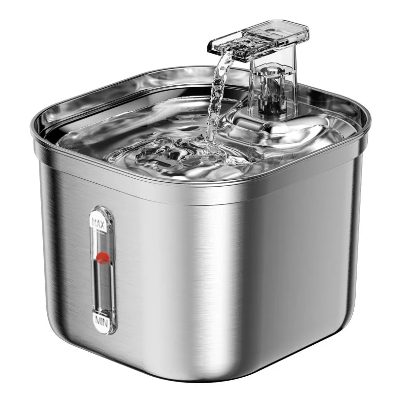 Stainless Steel Automatic Pet Water Dispenser with...