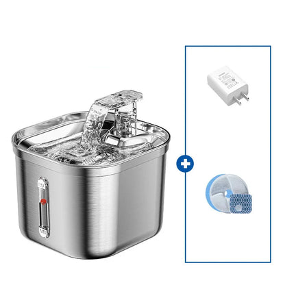 Stainless Steel Automatic Pet Water Dispenser with...