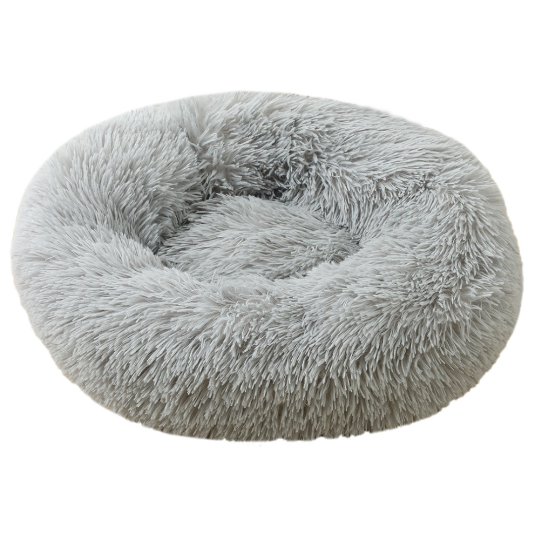 Calming Dog Bed Ultra Plush Cozy Nest With Raised Rim...