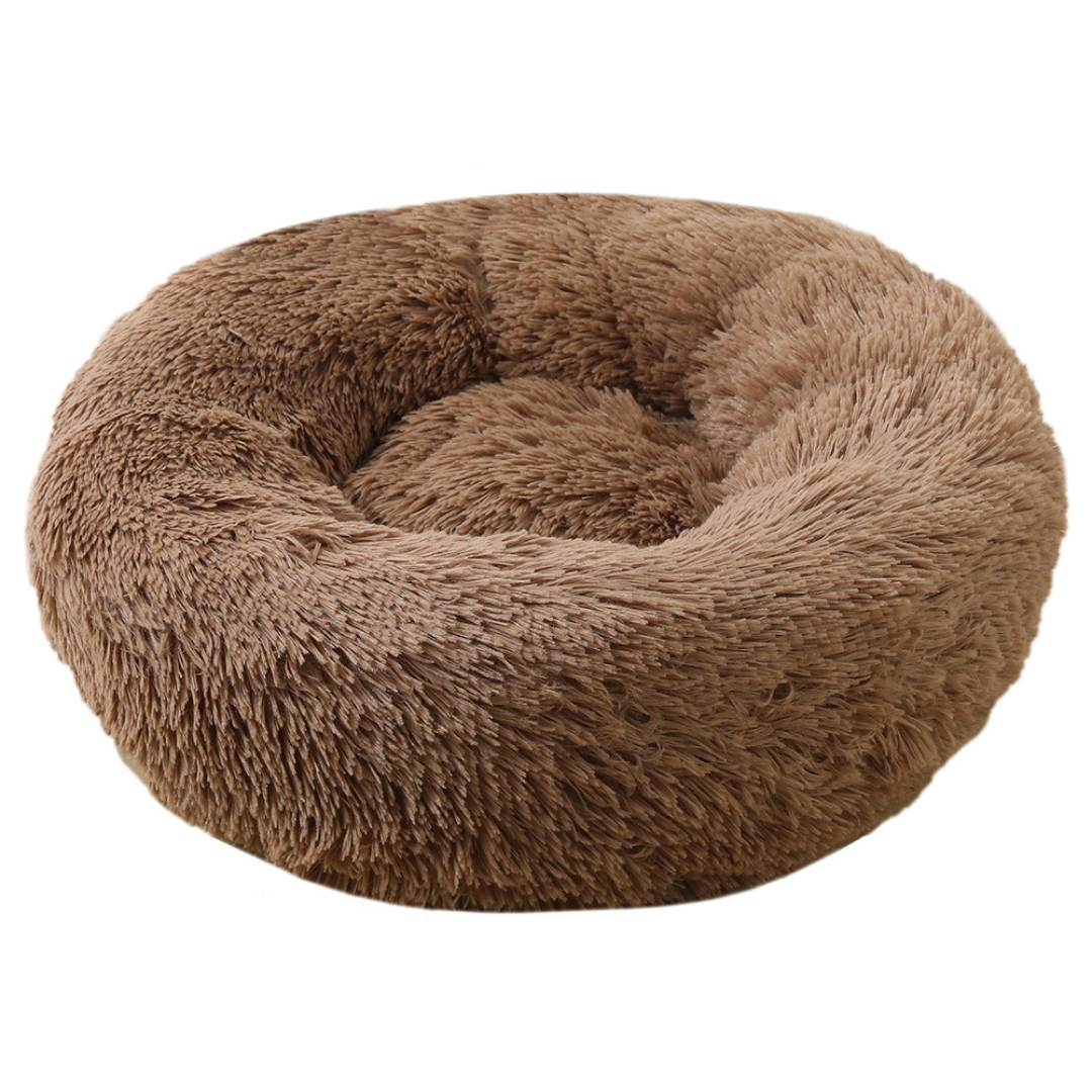 Calming Dog Bed Ultra Plush Cozy Nest With Raised Rim...