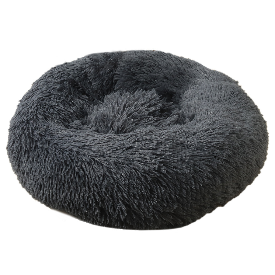 Calming Dog Bed Ultra Plush Cozy Nest With Raised Rim...