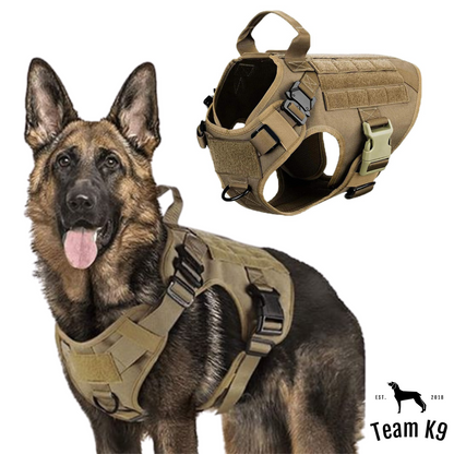 Tactical Dog Harness No-Pull With Front And Back D-Rings...
