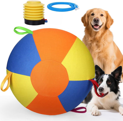 Inflatable Dog Herding Ball – Durable Outdoor Push & Chase Exercise Toy
