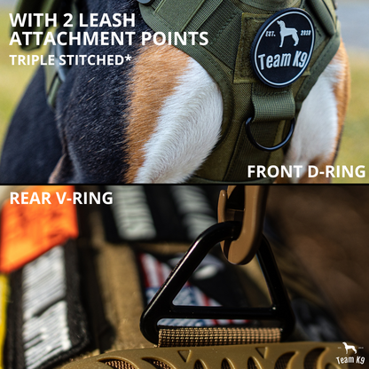 Tactical Dog Harness No-Pull With Front And Back D-Rings...