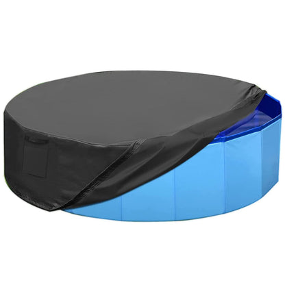 Waterproof Dog Pool Cover Round Fit Debris Blocking...