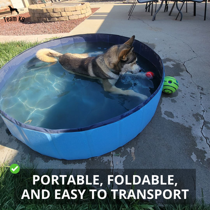 Pop-Up Dog Pool Foldable - Outdoor Bath And Pool For...