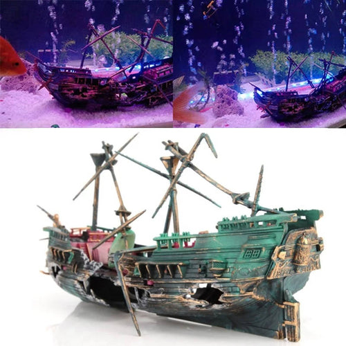 Large Aquarium Decorations - Boat