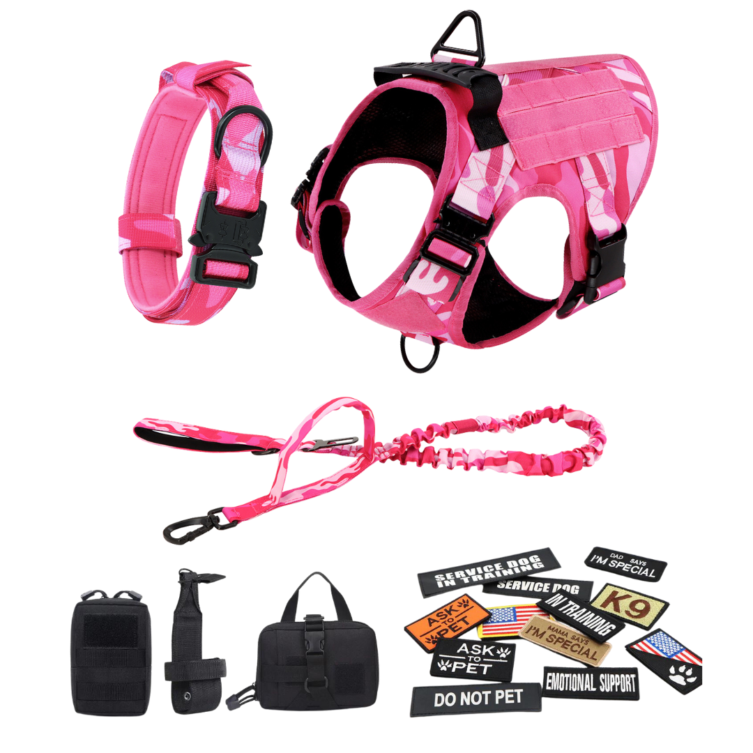 Tactical Dog Harness No-Pull With Front And Back D-Rings...