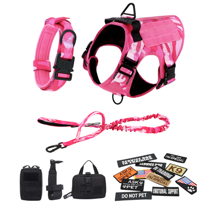 Tactical Dog Harness No-Pull With Front And Back D-Rings...
