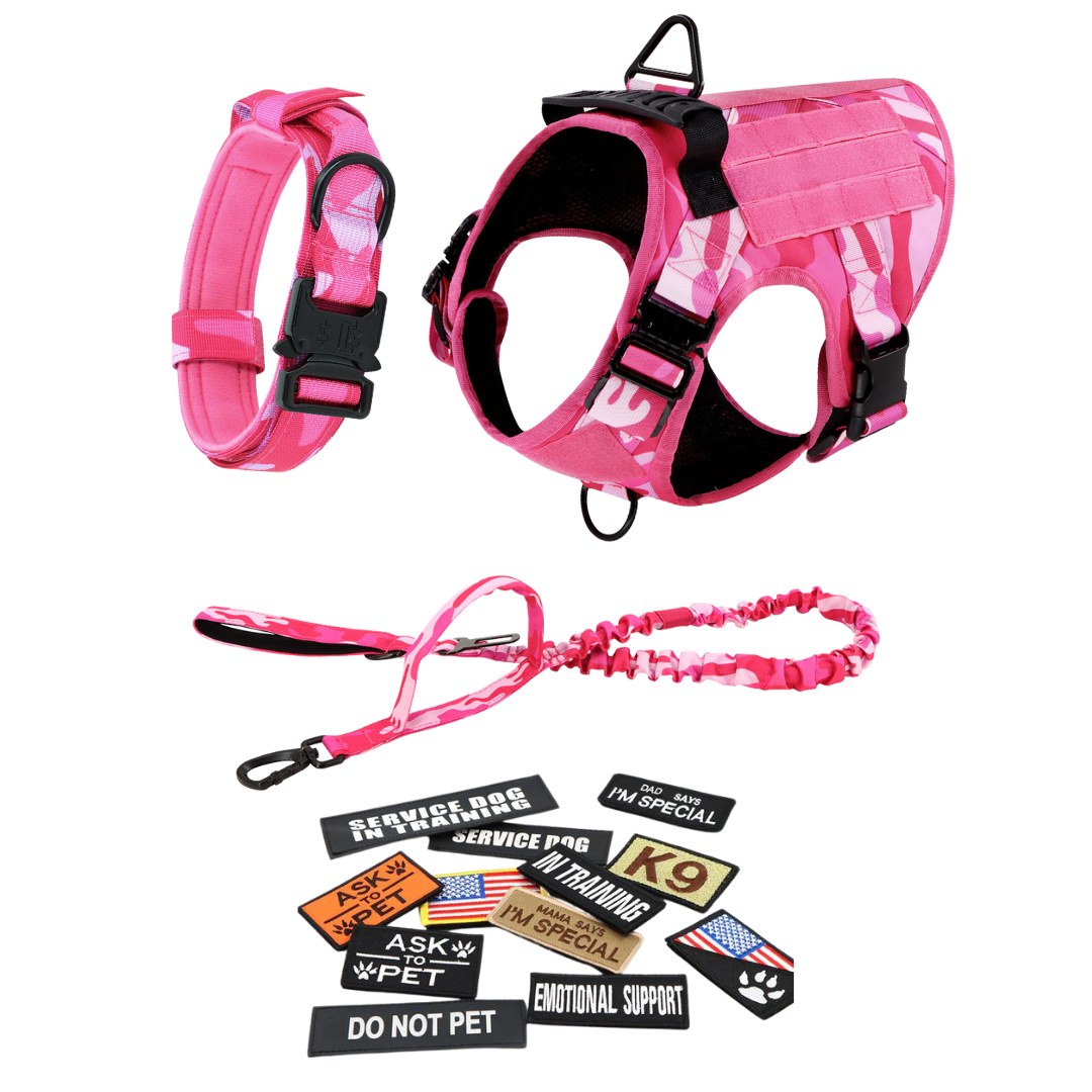 Tactical Dog Harness No-Pull With Front And Back D-Rings...