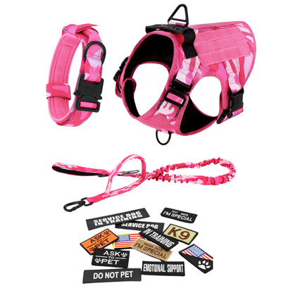 Tactical Dog Harness No-Pull With Front And Back D-Rings...
