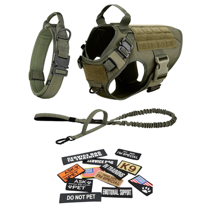 Tactical Dog Harness No-Pull With Front And Back D-Rings...