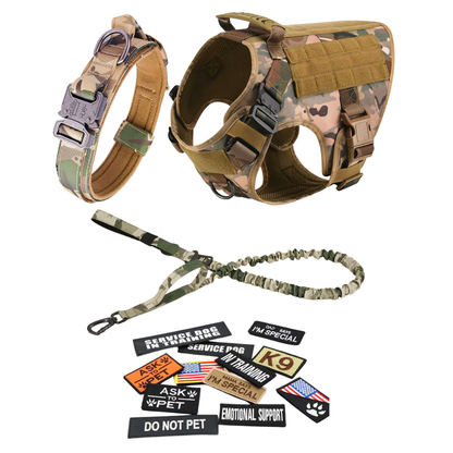 Tactical Dog Harness No-Pull With Front And Back D-Rings...