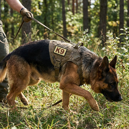 K9 patch on harness