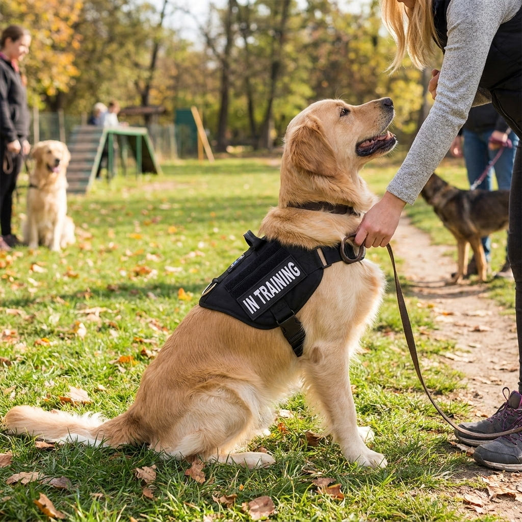In training patch on harness