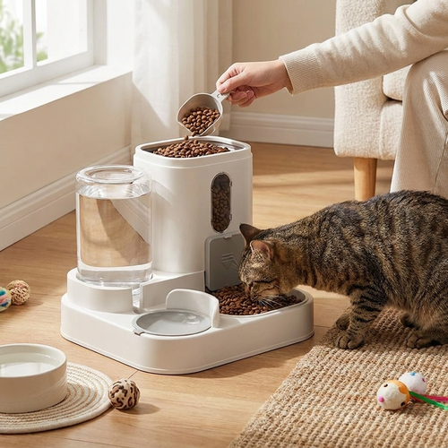 2 in 1 Dog and Cat Feeder