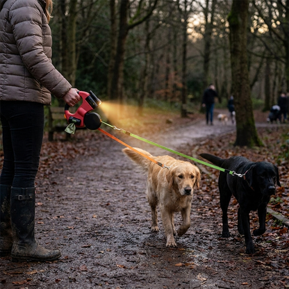 Anti-Tangle Double Dog Leash