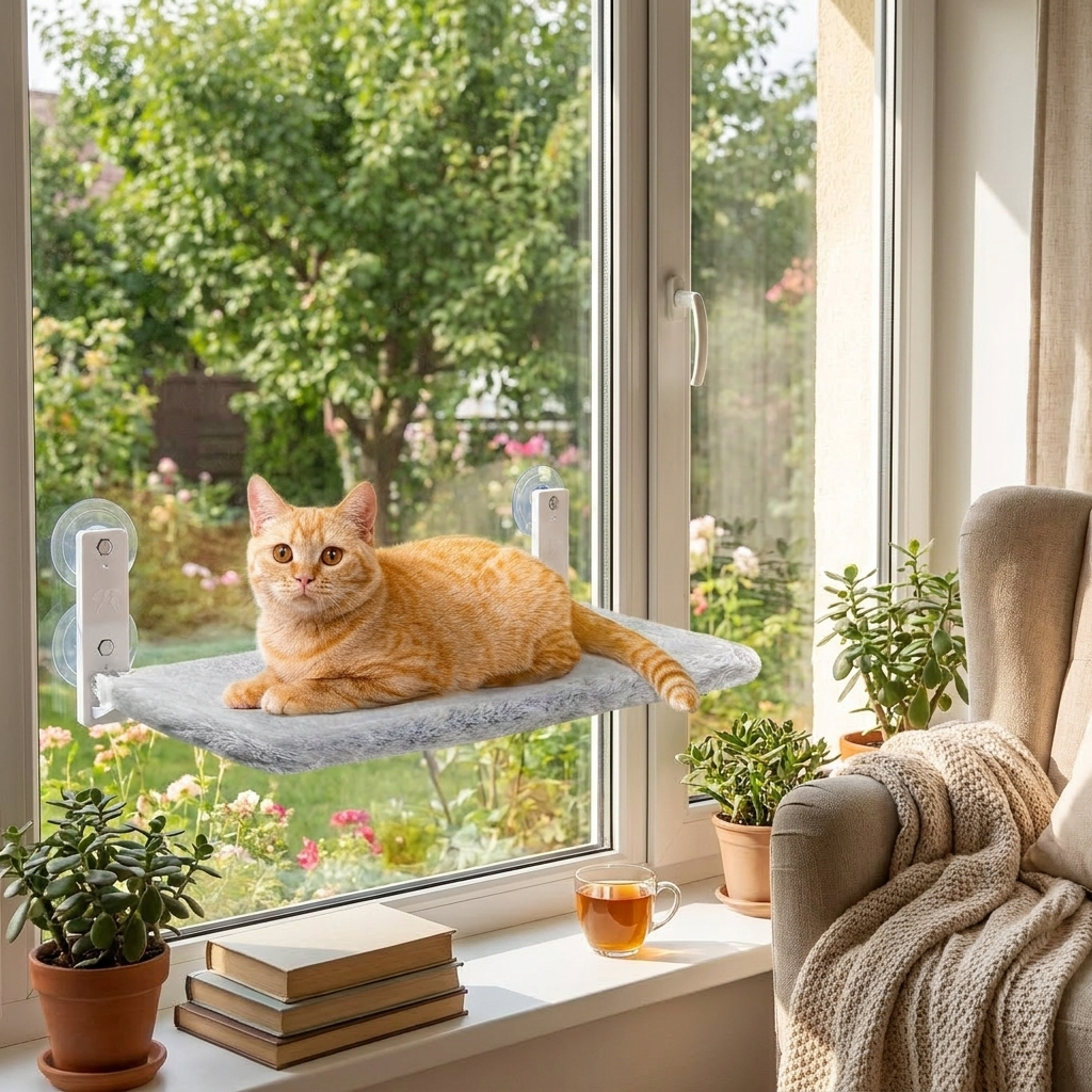 Cat Hammock Window