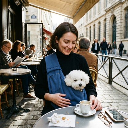 Hands-Free Dog Carrier Sling | Keep Small Dogs Close on Walks, Errands & Travel