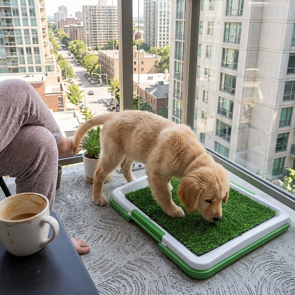 Dog Toilet With Artificial Turf