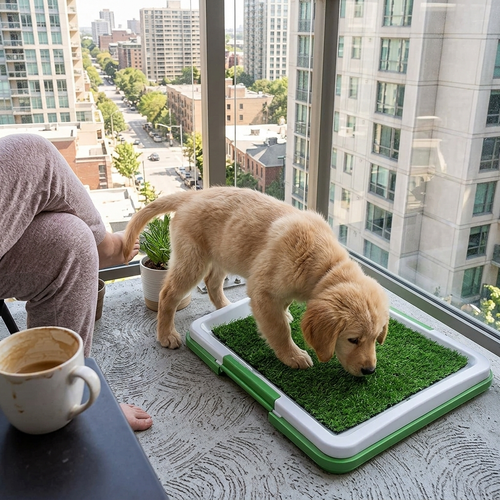 Dog Toilet With Artificial Turf