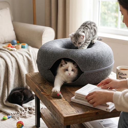 Donut Bed For Cats