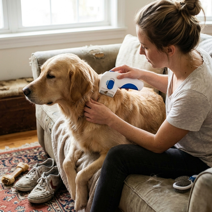 Electric flea and tick remover
