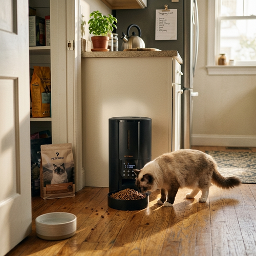 Exclusive Large Automatic Dog Cat Food Feeder