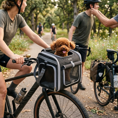 Expandable Bike Basket for Pets