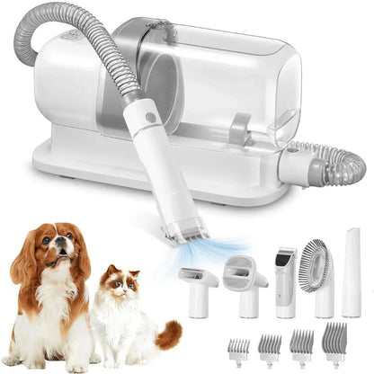 Low-Noise Dog Grooming Vacuum with Full Pet Hair Clippers &